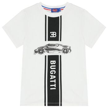 Boys White Logo T-Shirt