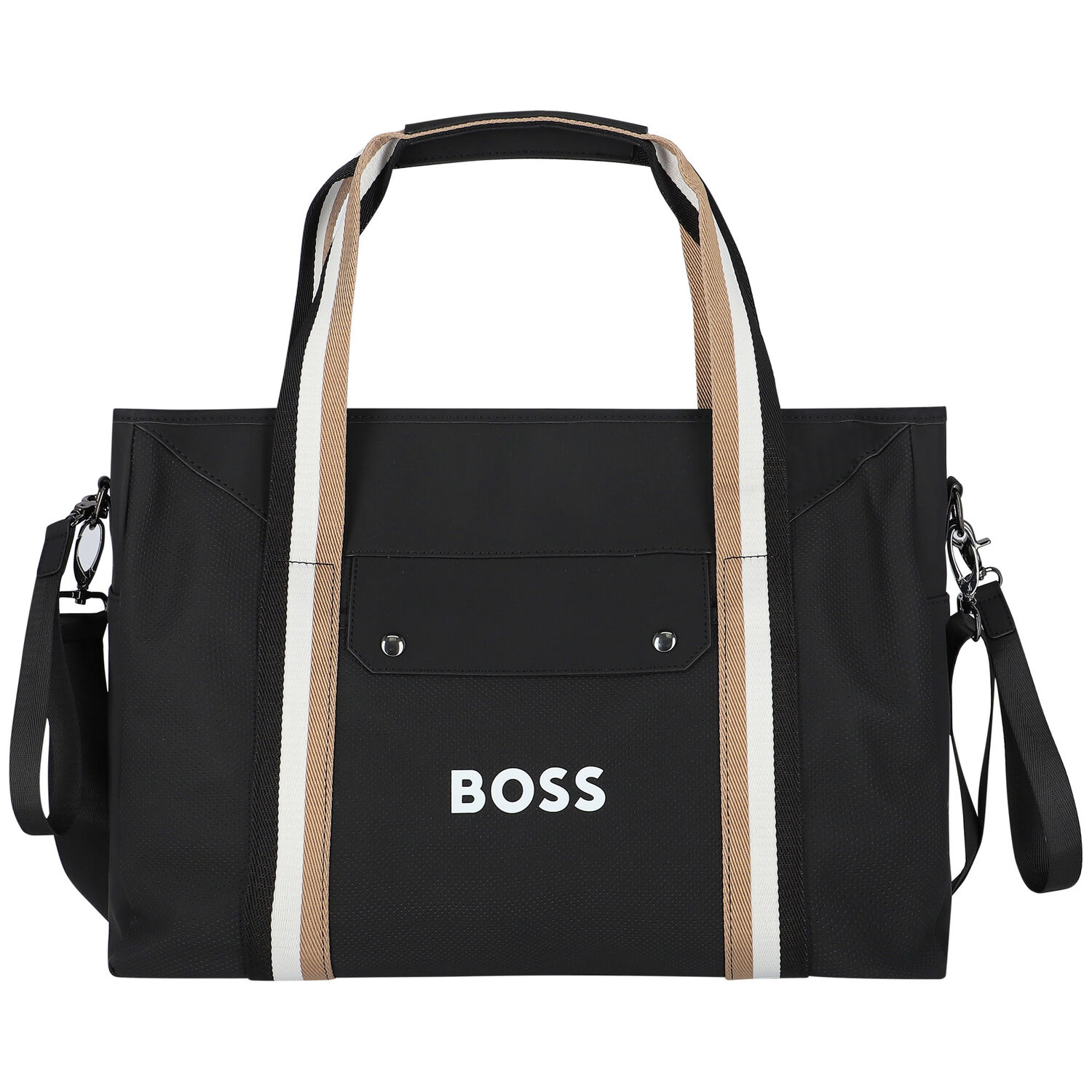 Black Logo Baby Changing Bag, 2, hi-res image number null