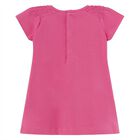 Younger Girls Pink Floral Dress, 1, hi-res