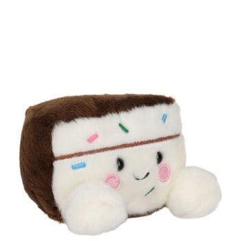 Palm Pals Ivory Sprinkles Cake Slice Soft Toy ( 7cm )