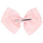 Girls Pink Bow Hairclip, 1, hi-res