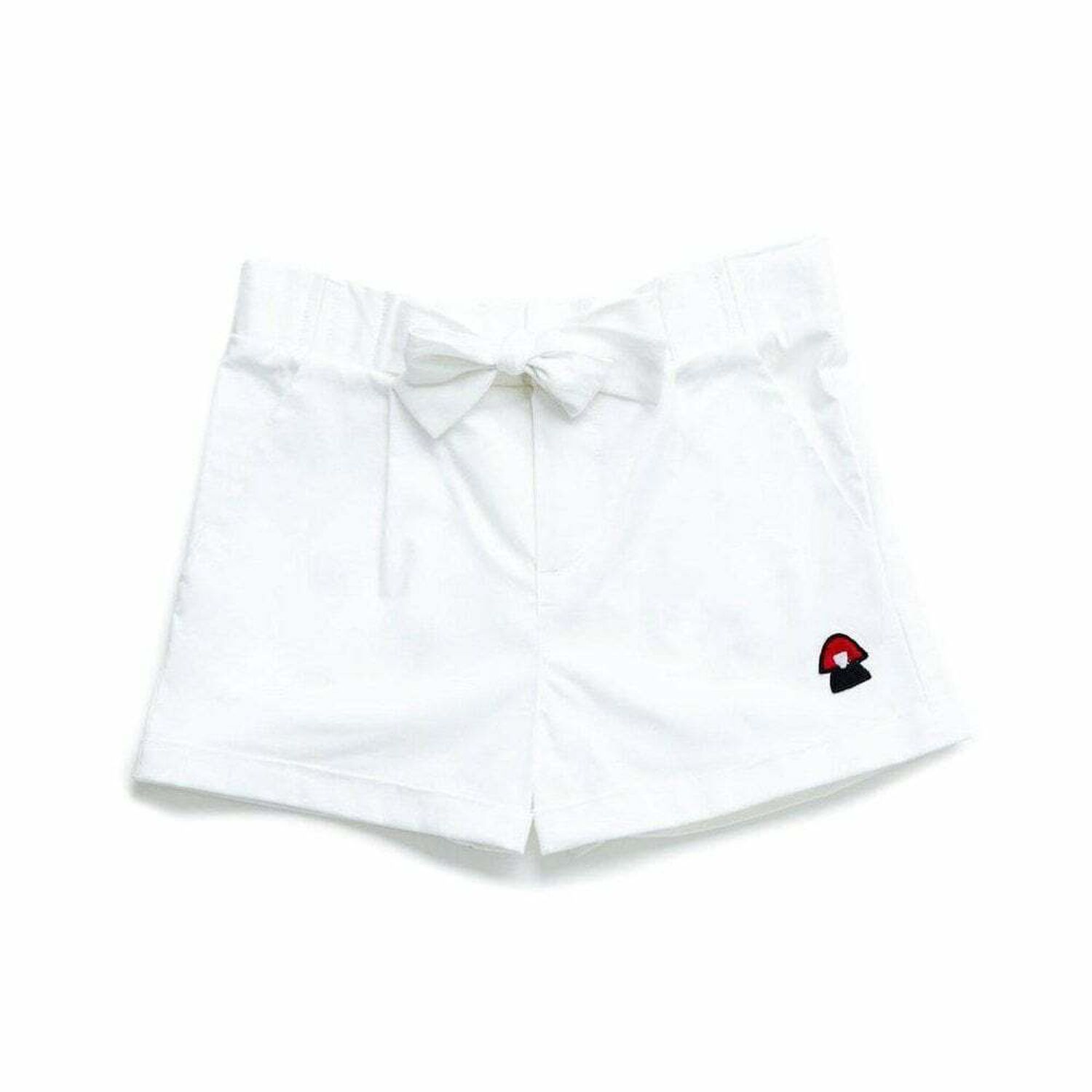 Girls Cygne White Shorts, 1, hi-res image number null