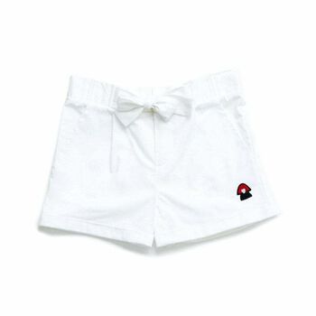 Girls Cygne White Shorts