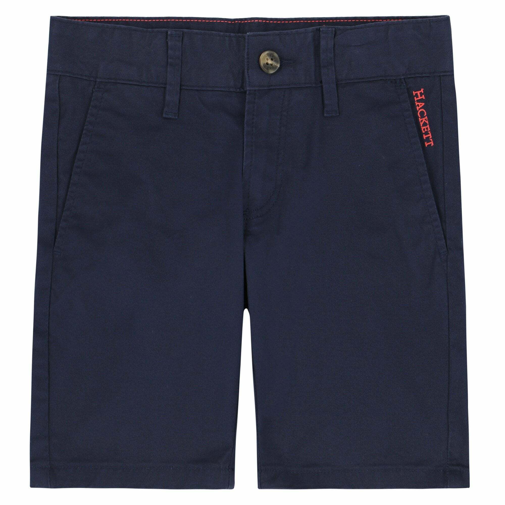 Hackett London Boys Navy Blue Chino Shorts Junior Couture UAE