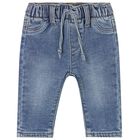 Baby Boys Blue Denim Jeans, 1, hi-res