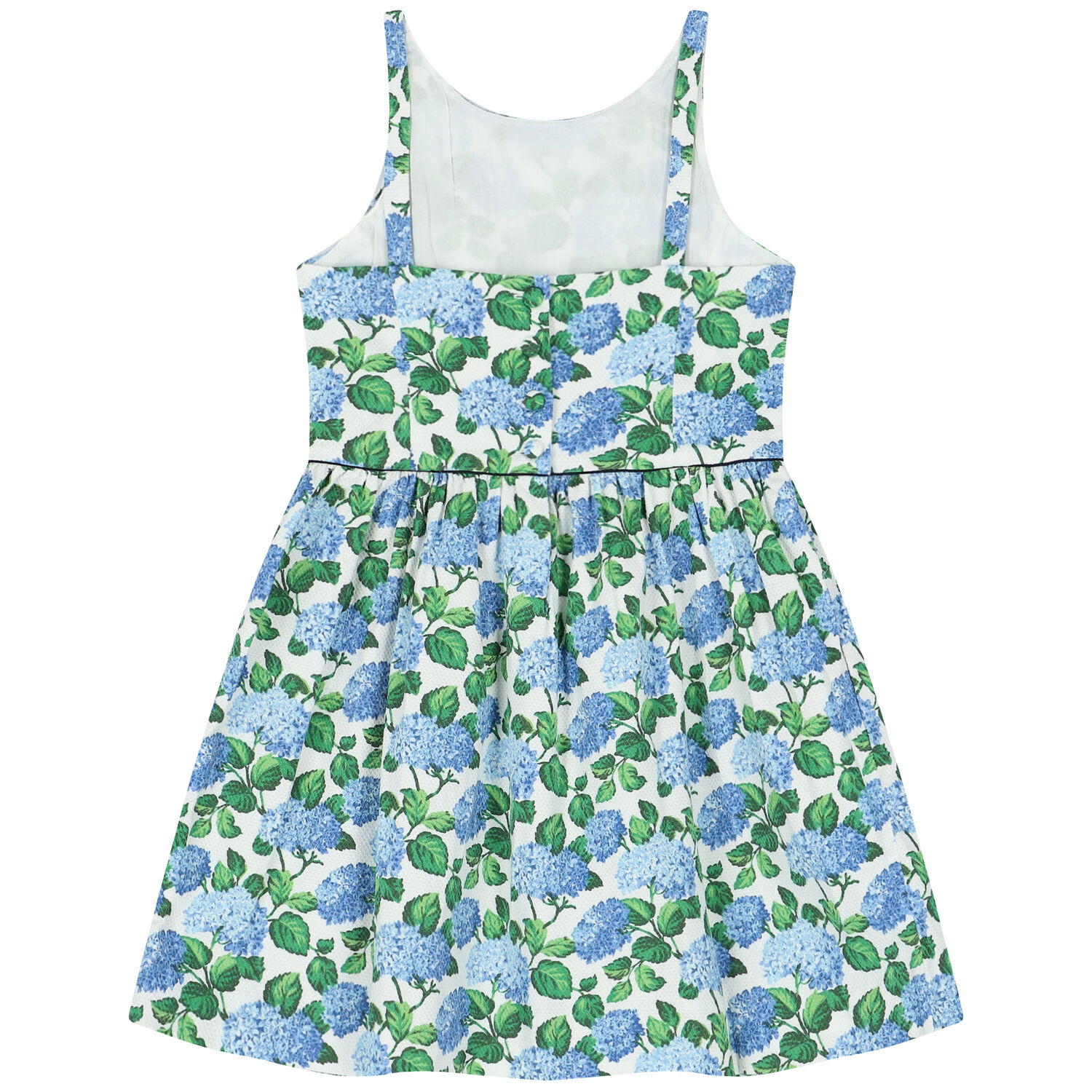  فستان بطبعة زهور باللون الأبيض والأزرق, 1, hi-res