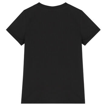 Girls Black Logo T-Shirt