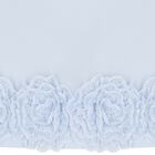 فستان بناتي باللون أزرق من الدانتيل الزهري الكريب, 1, hi-res