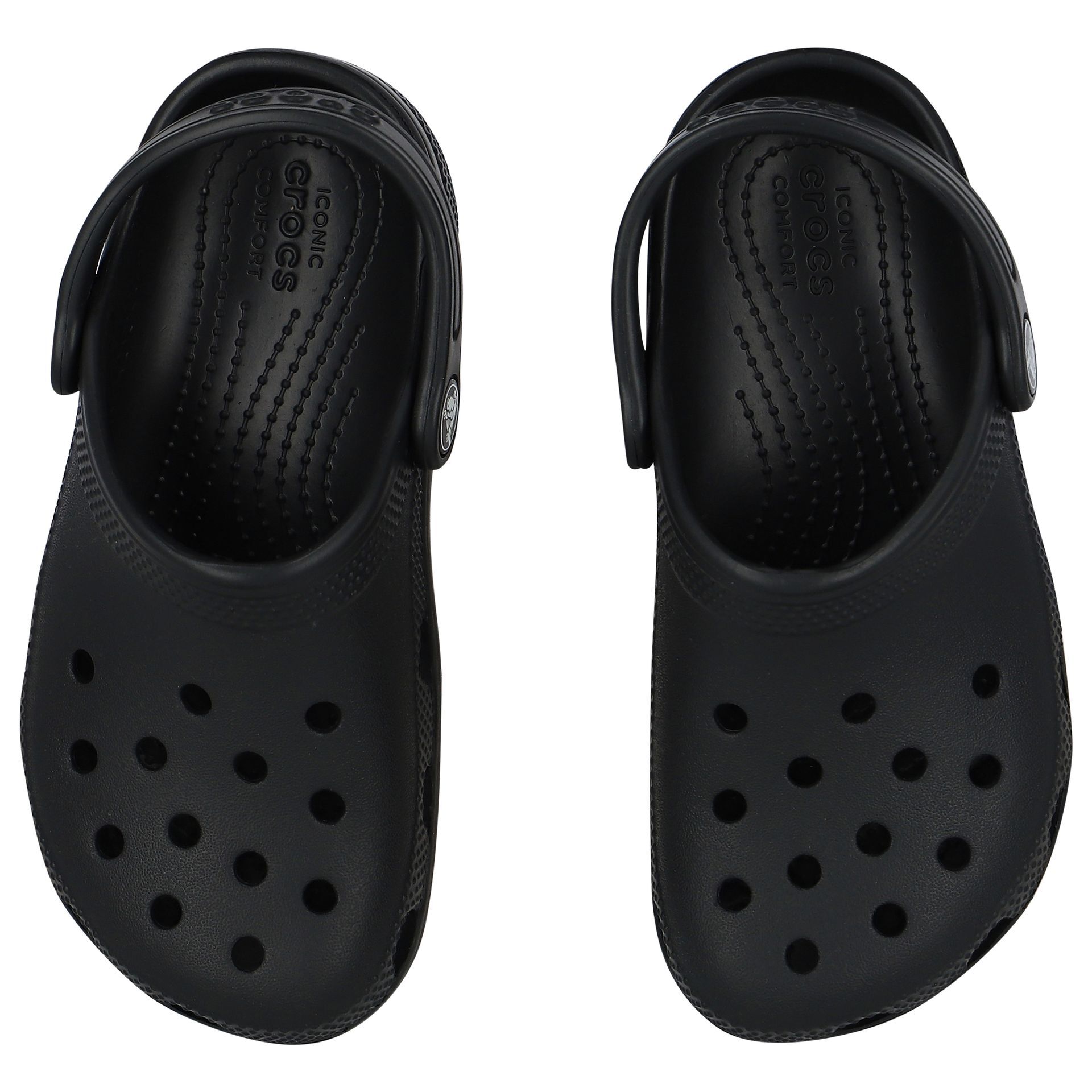 Crocs Black Classic Clogs Sandals Junior Couture UAE