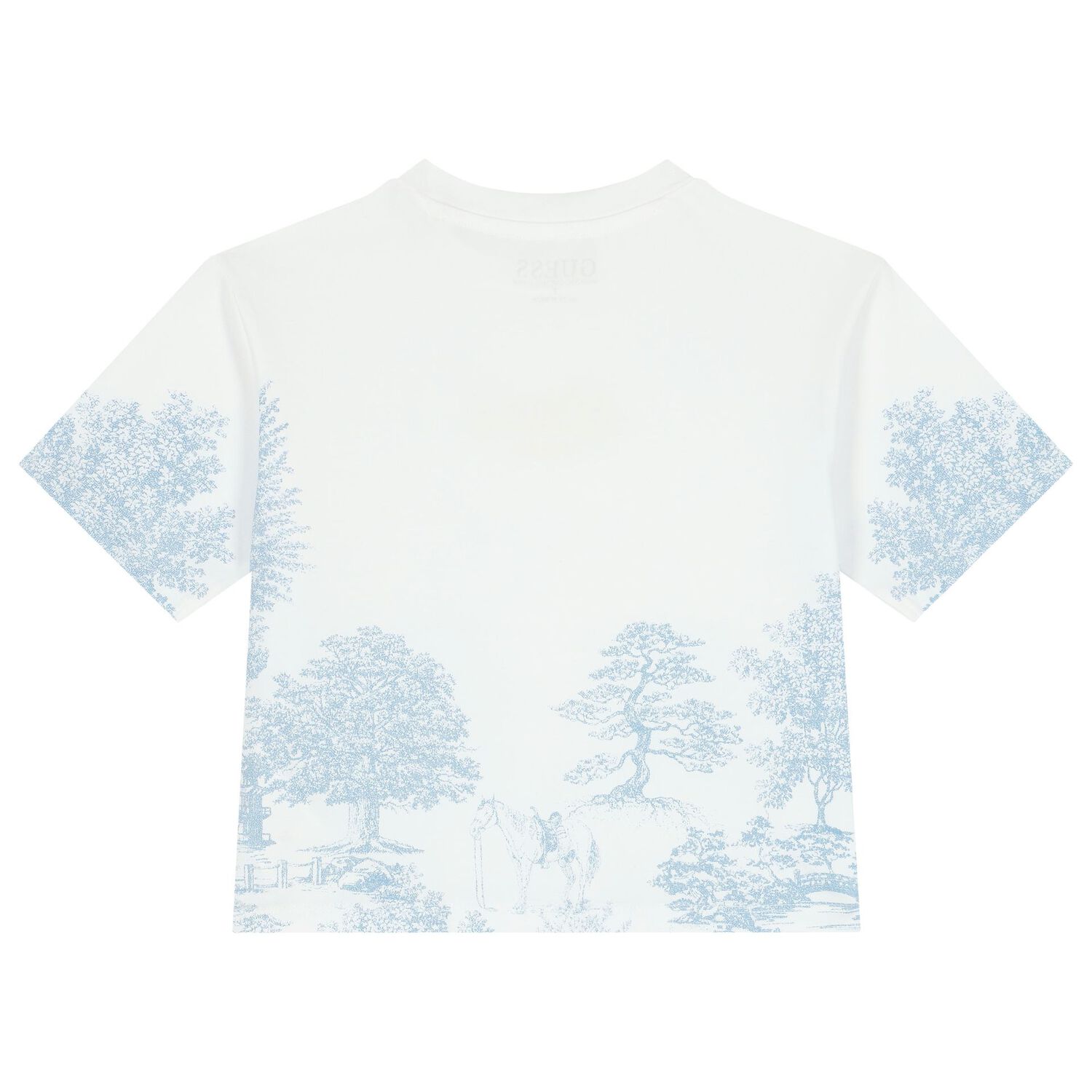 تيشيرت بنات بالشعار باللون الأبيض, 1, hi-res image number null