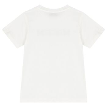 Girls White Logo T-Shirt