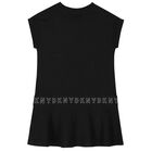 Girls Black Logo Dress, 1, hi-res