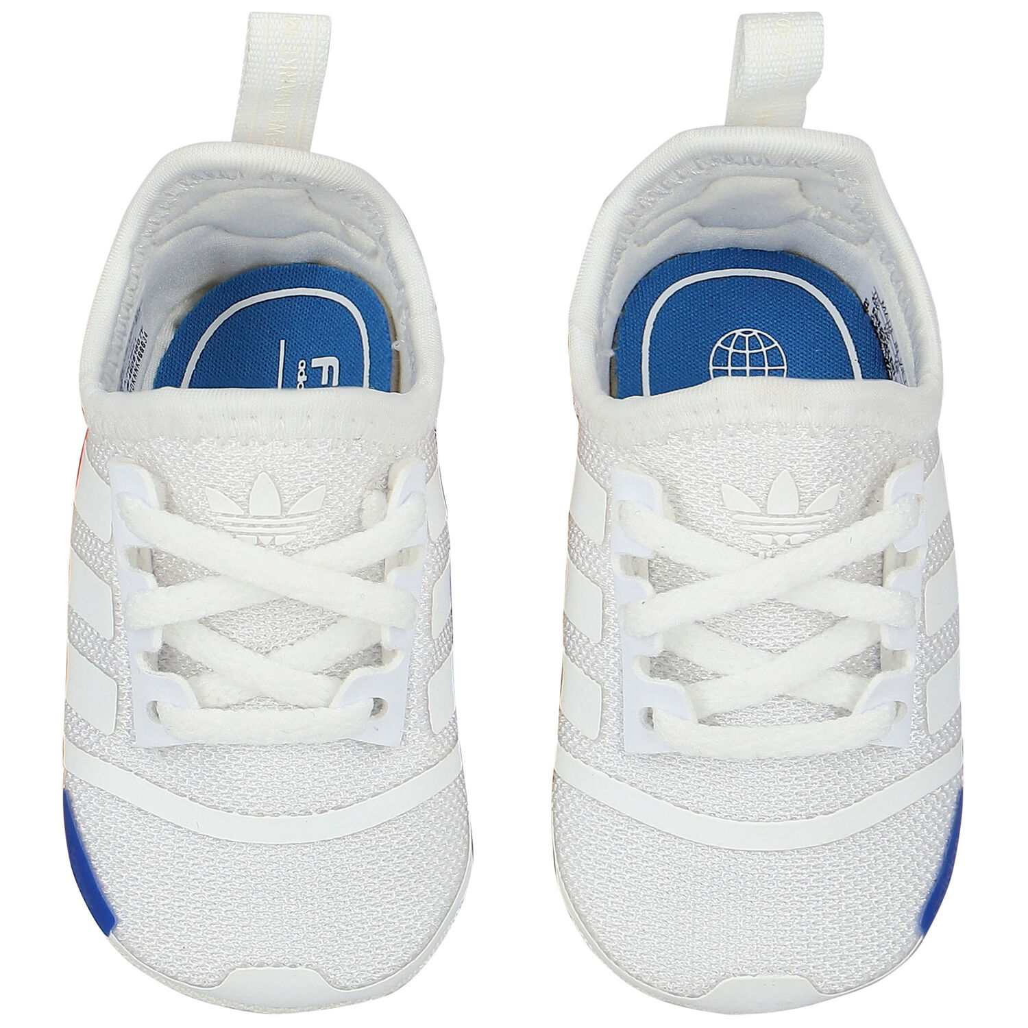 White NMD Crib Pre Walker Shoes, 1, hi-res image number null