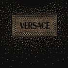 Girls Black & Gold Logo Sweatshirt Dress, 1, hi-res