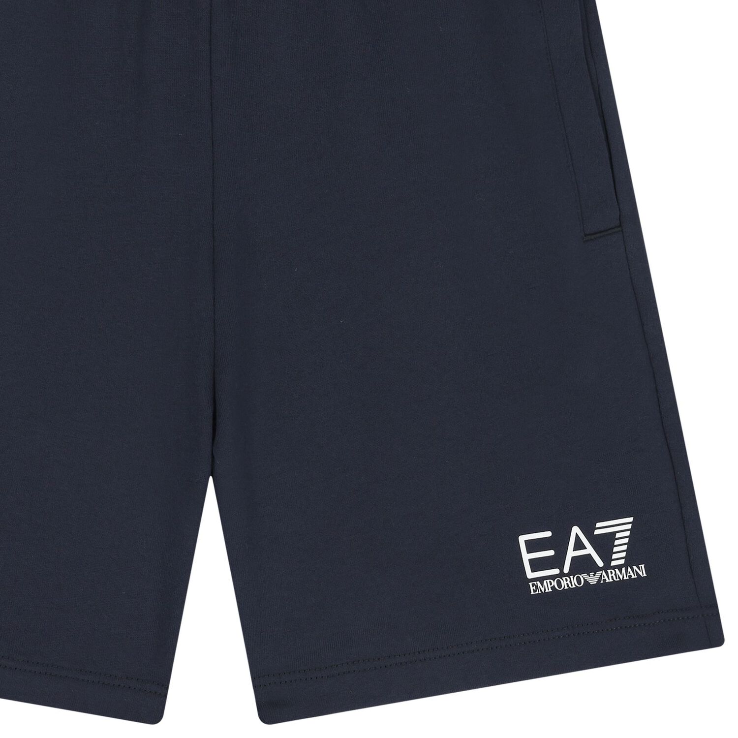 Boys Navy Blue Logo Shorts, 1, hi-res image number null