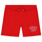 Boys Red Logo Shorts, 1, hi-res