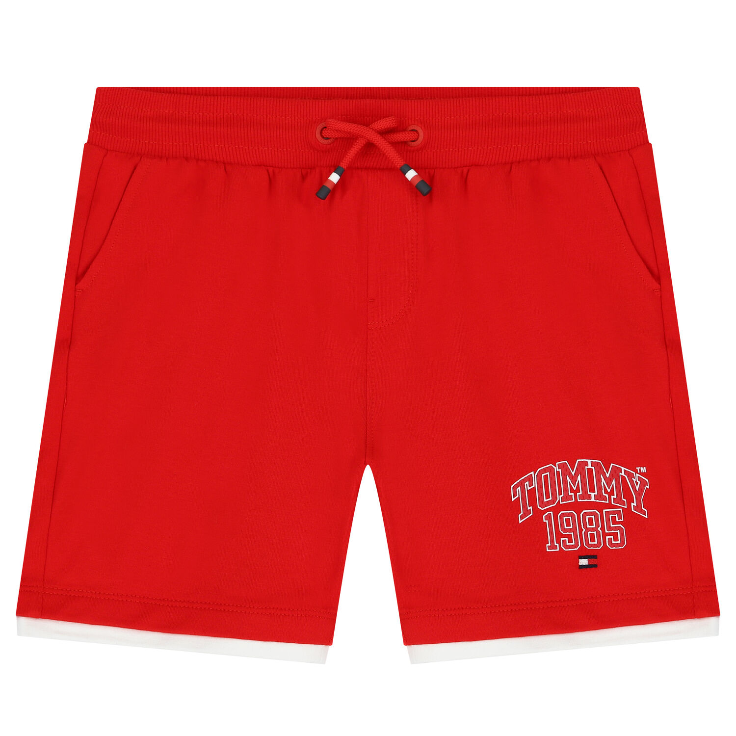 Boys Red Logo Shorts, 1, hi-res