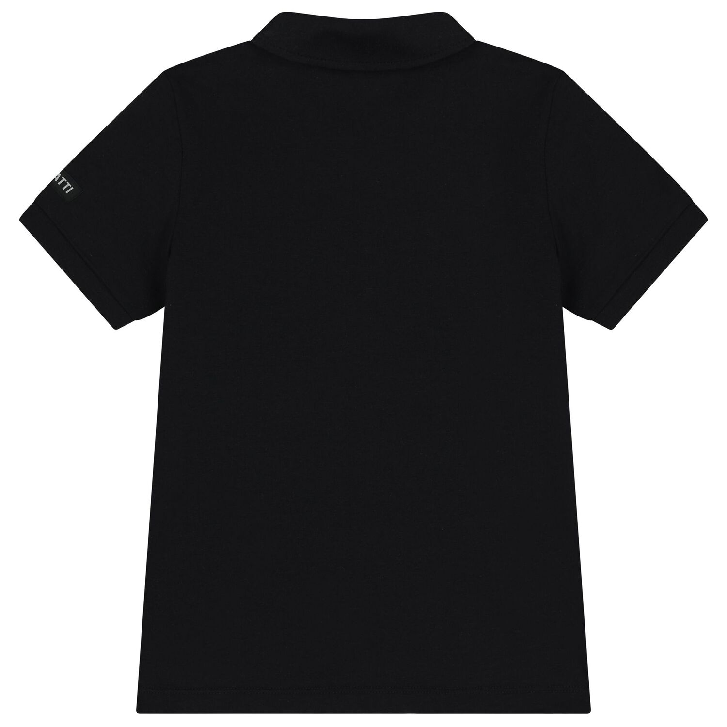 شيرت بولو للأولاد بالشعار باللون الأبيض والأسود, 1, hi-res