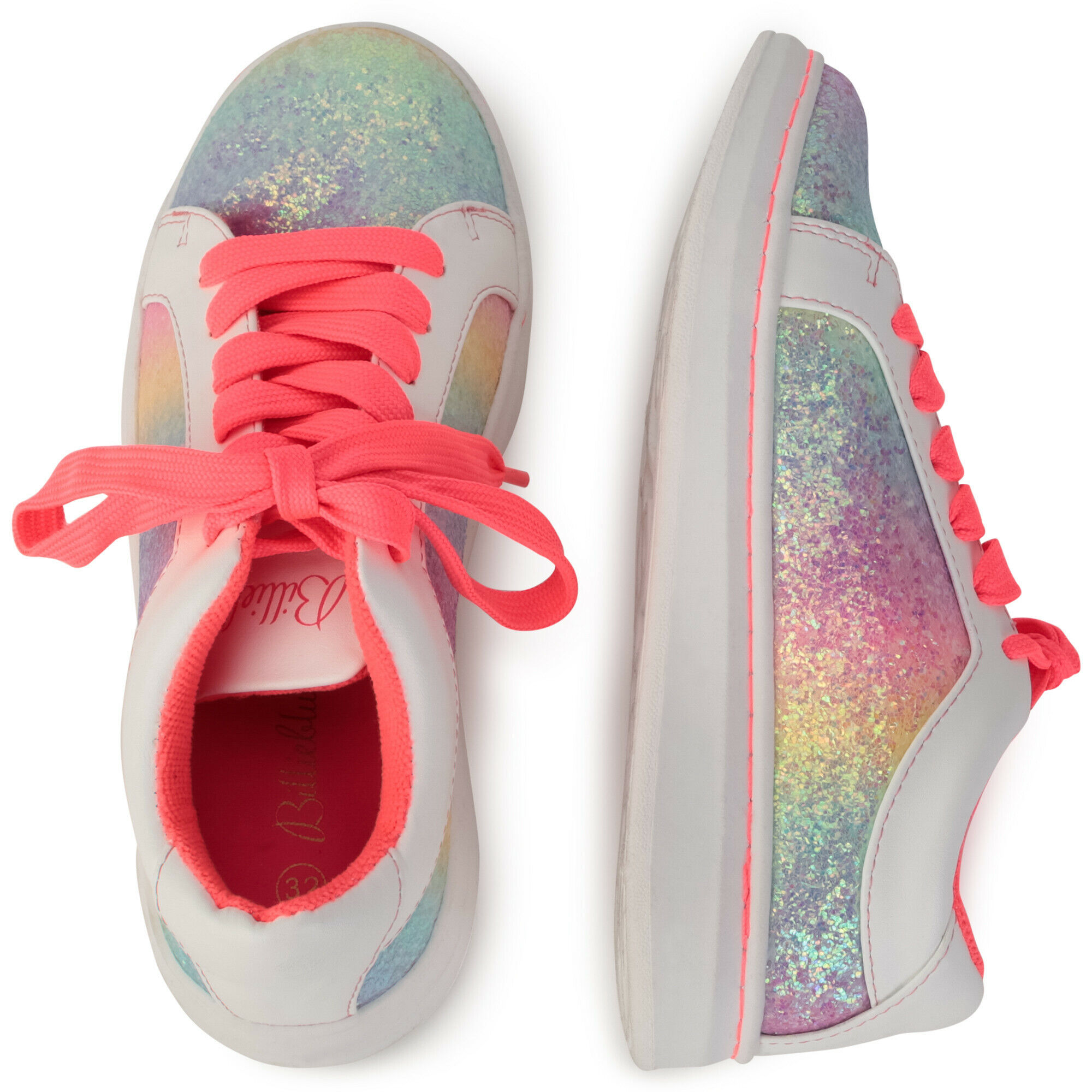Kids glitter new arrivals trainers