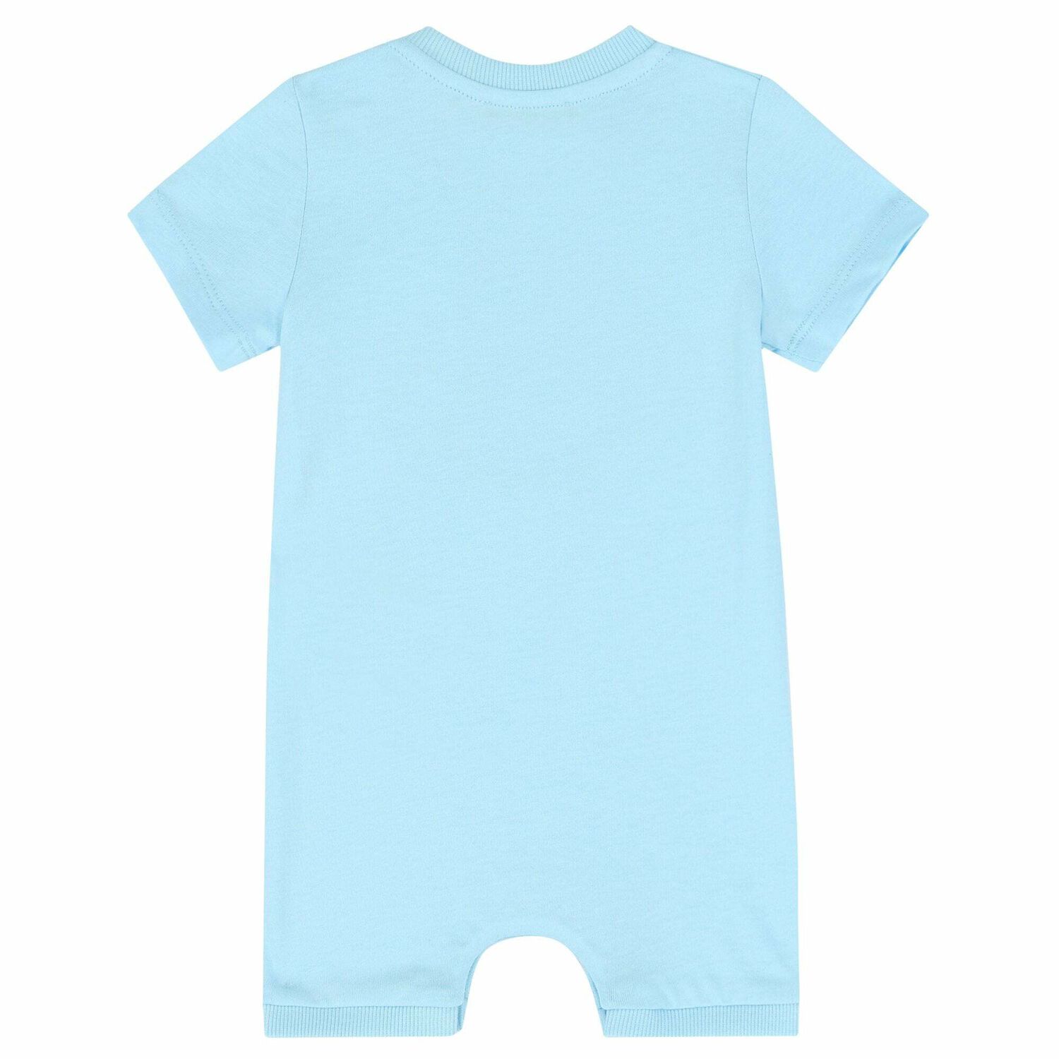 Baby Blue Logo Romper, 1, hi-res image number null