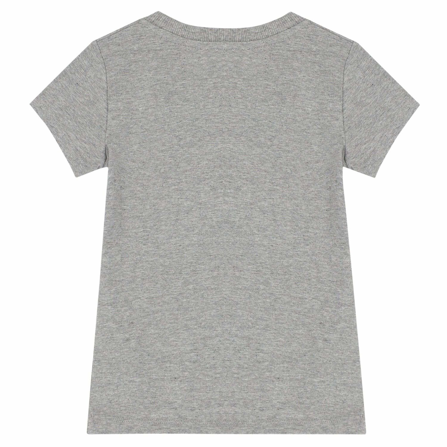 Girls Grey Logo T-Shirt, 2, hi-res image number null