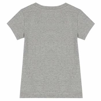 Girls Grey Logo T-Shirt