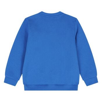 Younger Blue Teddy Bear Logo Sweatshirt