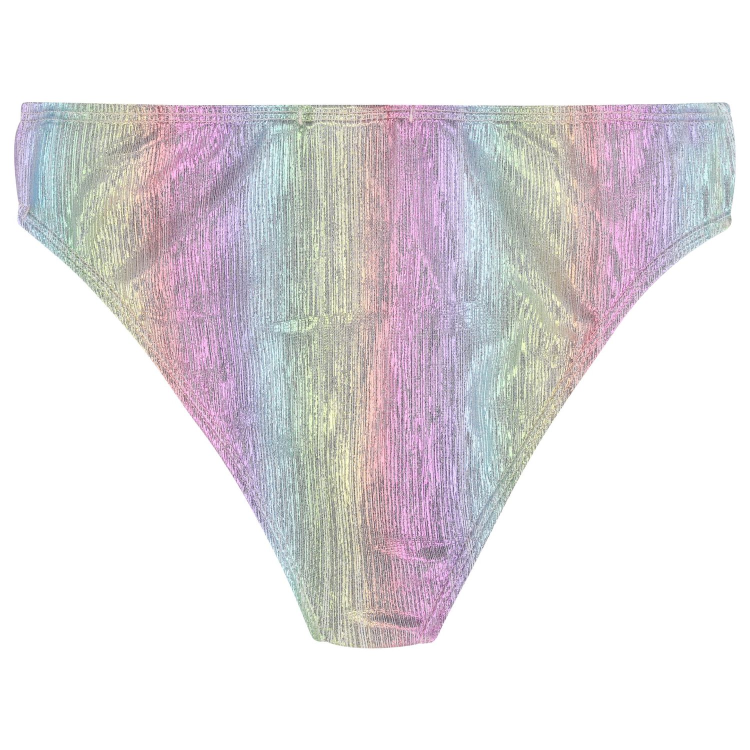 Girls Iridescent Rainbow Bikini, 1, hi-res