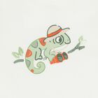 طقم شورت وقبعة للأولاد باللون الأبيض والأخضر, 1, hi-res