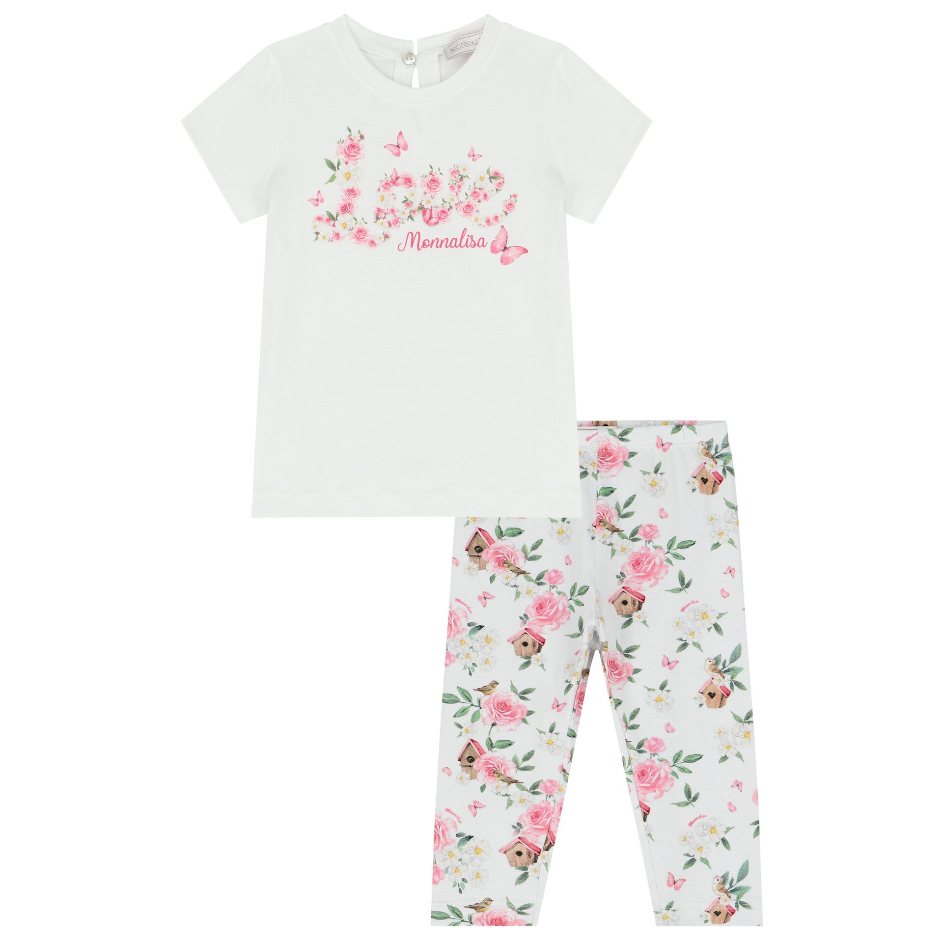 Leggings floral top