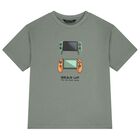 Boys Green & Beige T-Shirts ( 2 Pack ), 3, hi-res
