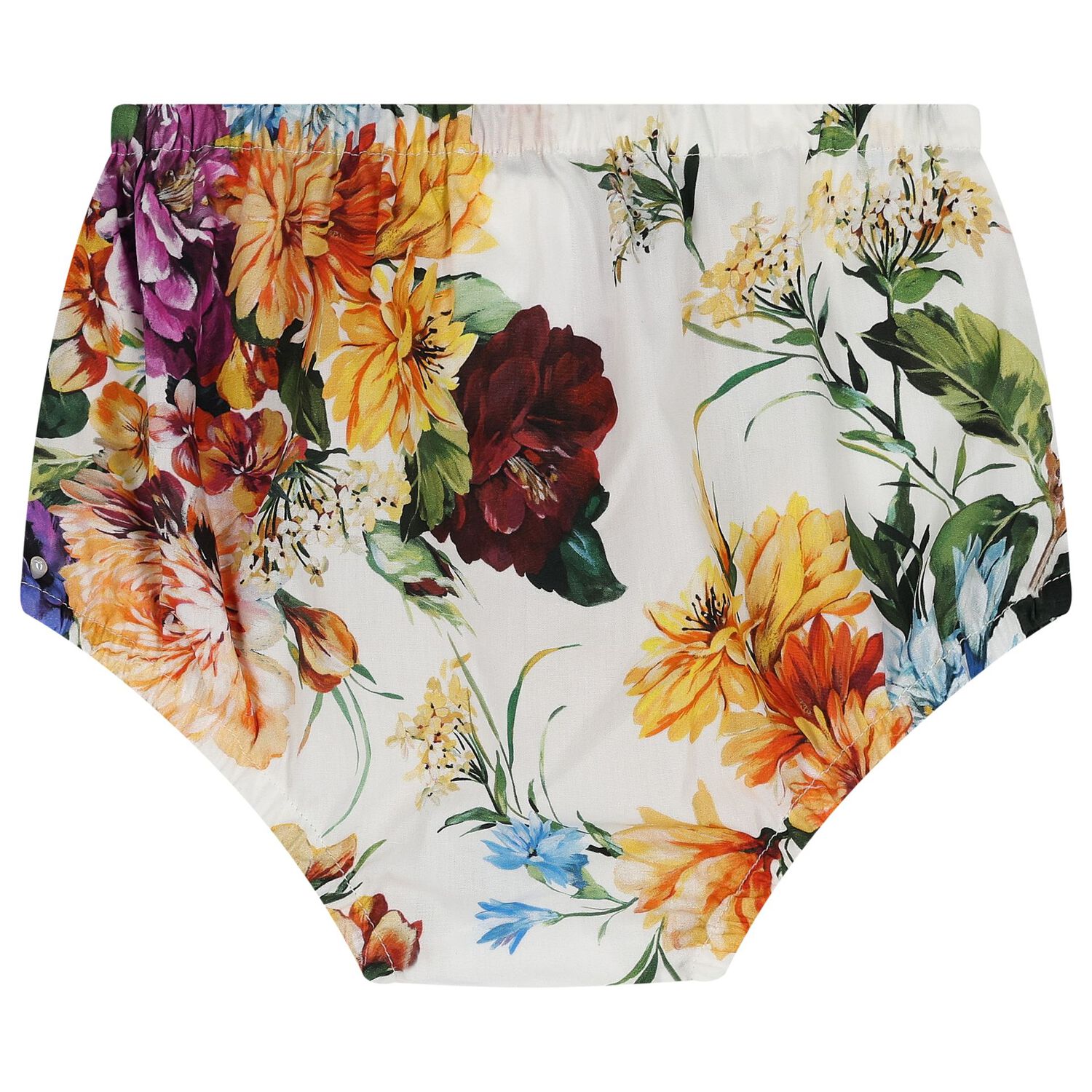 Younger Girls Multi-Coloured Logo Floral Dress Set, 1, hi-res