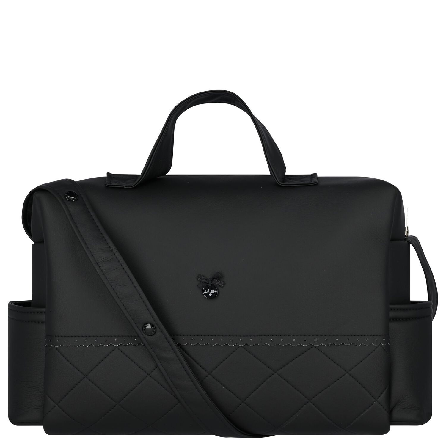 Black Baby Changing Bag ( 38cm ), 1, hi-res