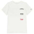 Boys White Logo T-Shirt, 2, hi-res