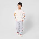 Boys Ivory Logo Long Sleeve Top, 1, hi-res