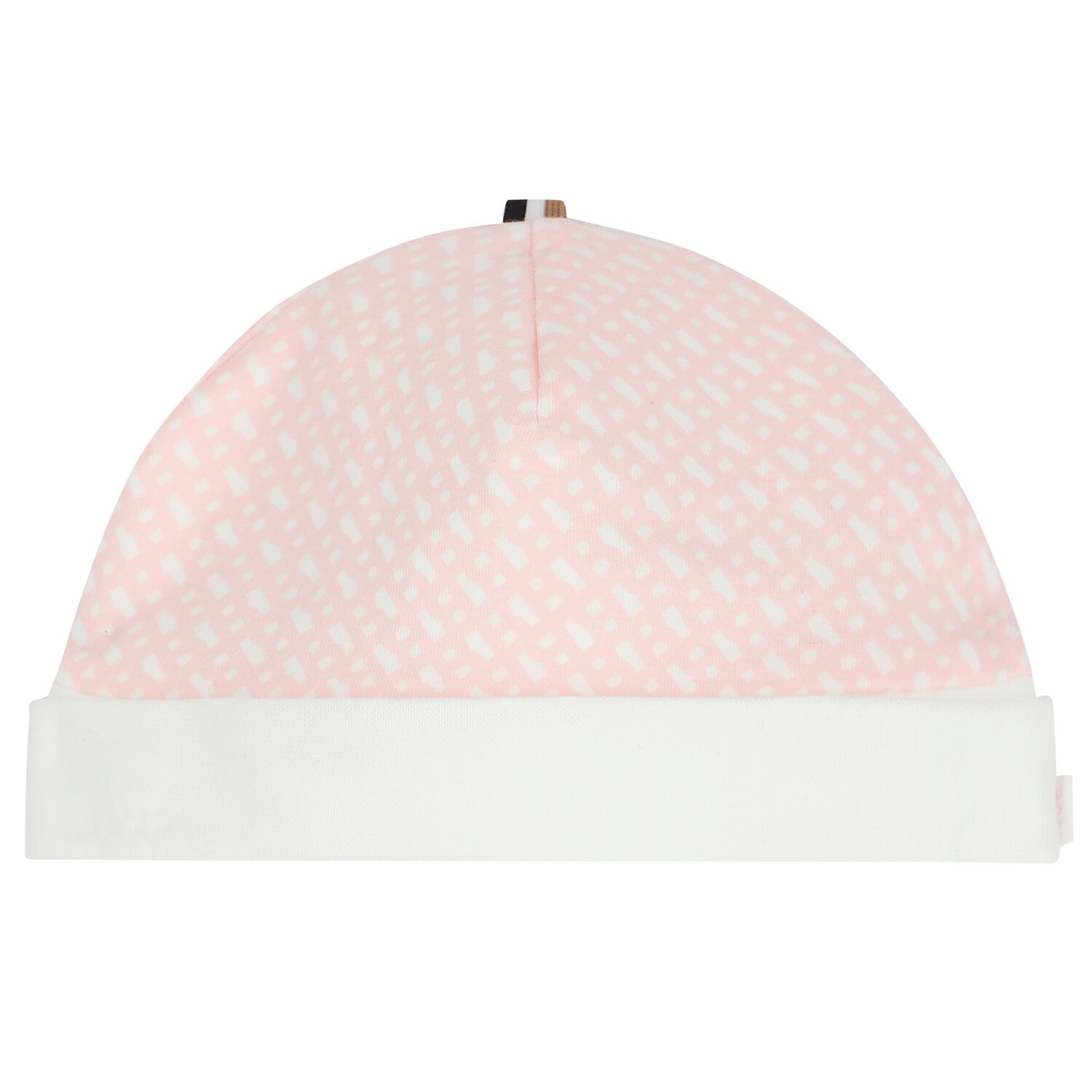 Girls White & Pink Monogram Babygrow & Hat Gift Set, 1, hi-res image number null