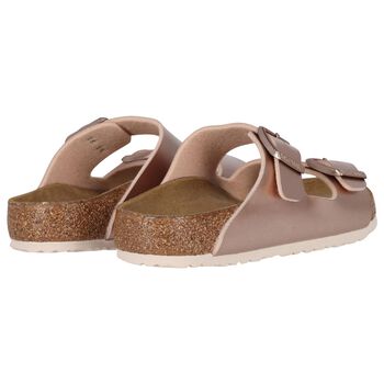 Girls Metallic Copper Sandals
