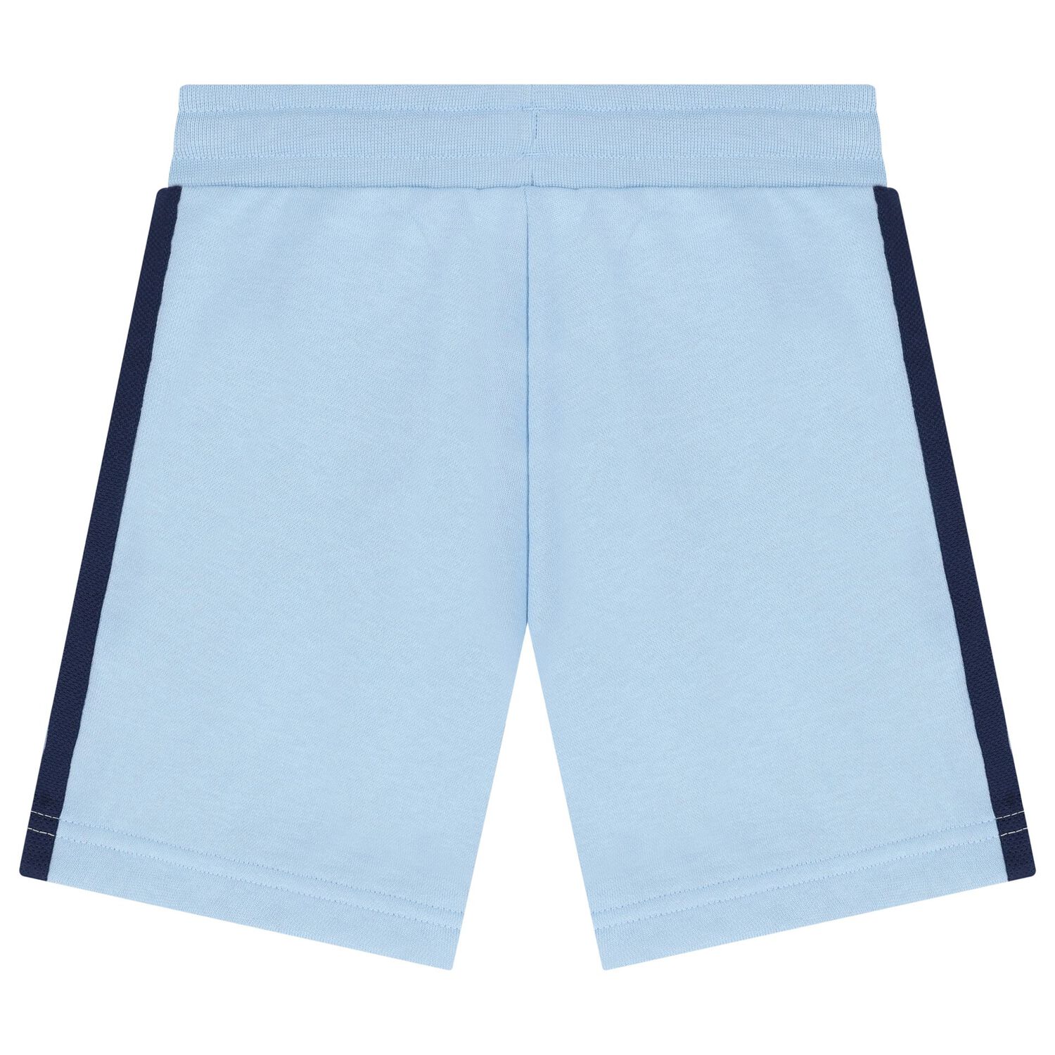 Boys Blue Logo Shorts Set, 1, hi-res