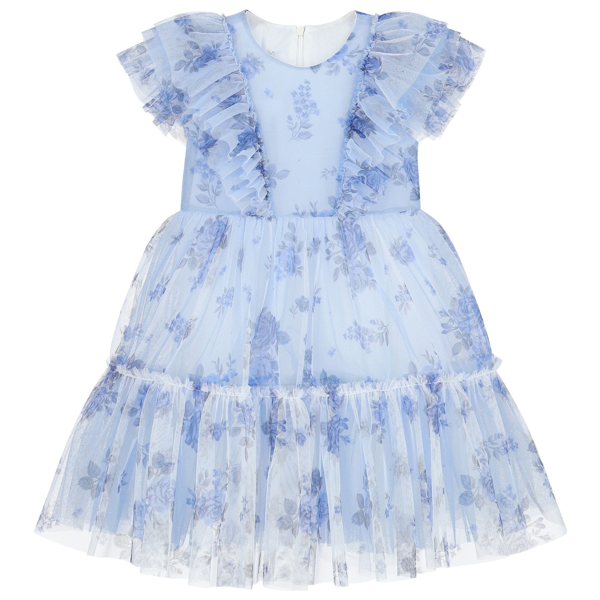 Pale blue clearance floral dress