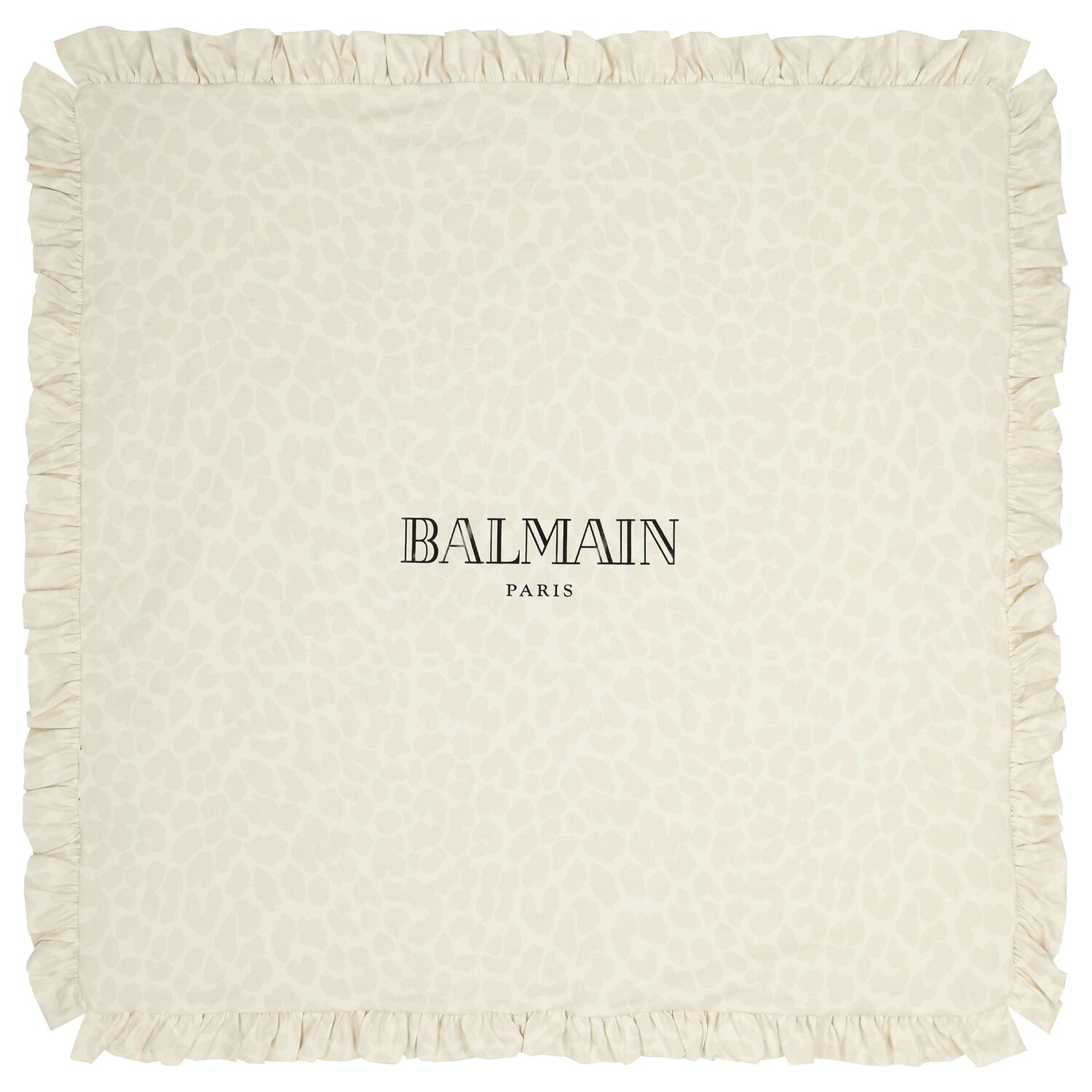 Baby Girls Beige Logo Blanket, 1, hi-res