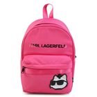 Girls Pink Logo Back Pack, 1, hi-res