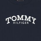 Boys Navy Blue Logo Long Sleeve Top, 1, hi-res