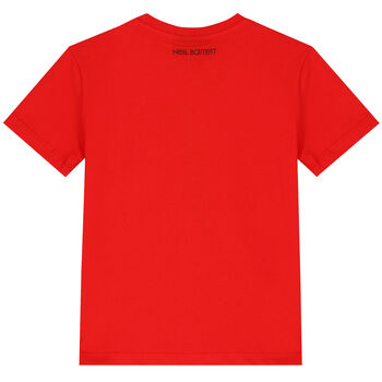 Boys Red Thunder Bolt T-Shirt