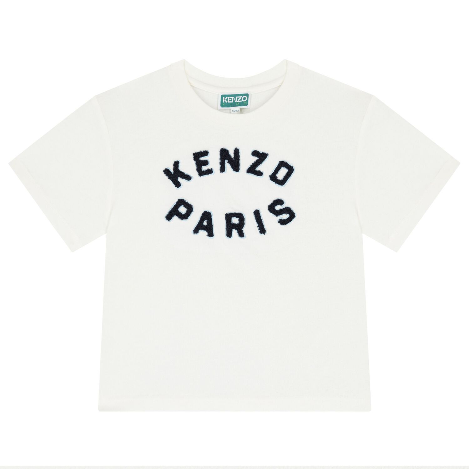 تي شيرت بالشعار باللون العاجي, 1, hi-res