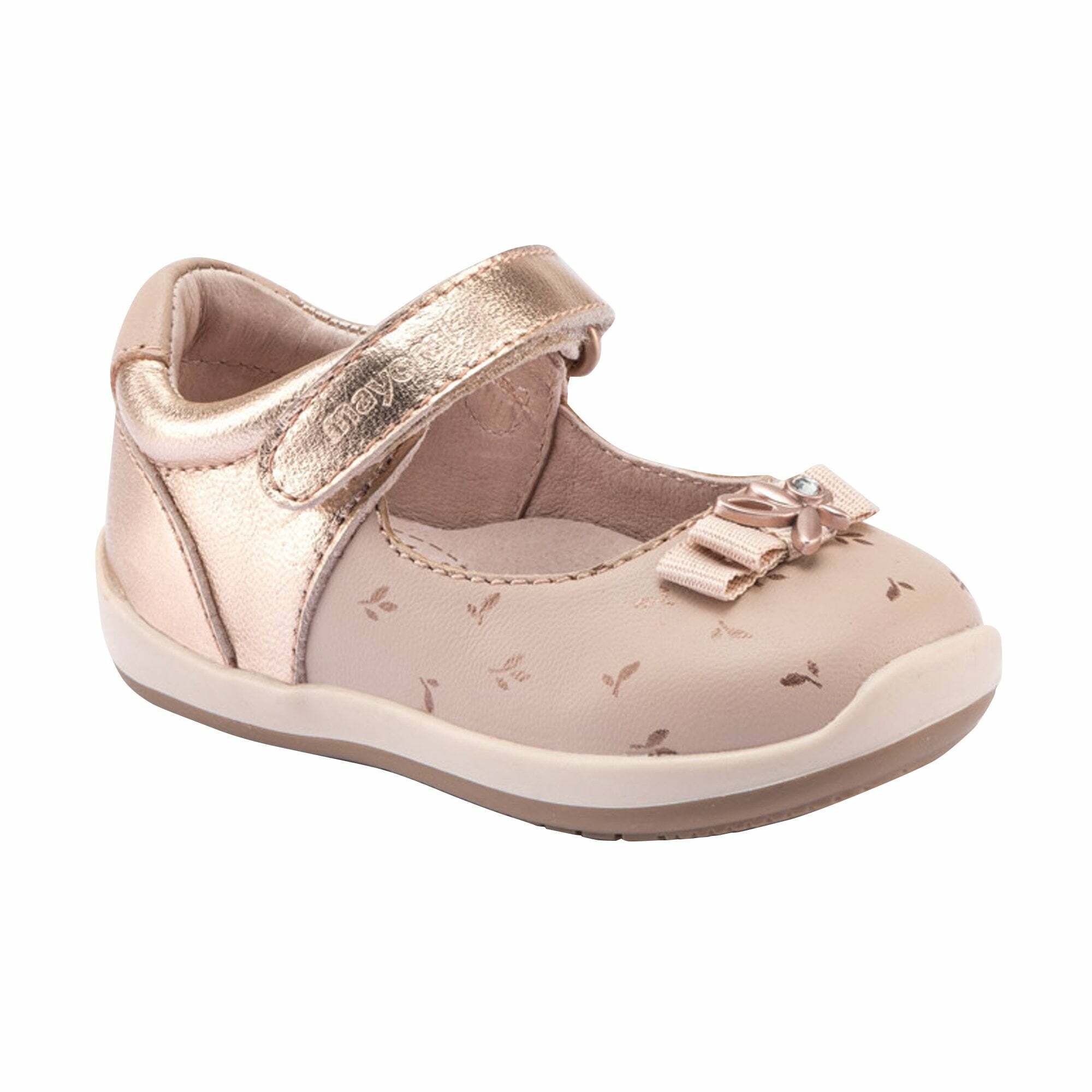 Little girls rose gold shoes store