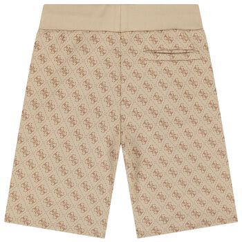 شورت جيرسي قطني بيج للأولاد