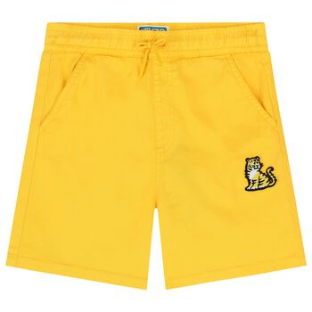 Boys Yellow Tiger Shorts