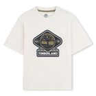 Boys Ivory Logo T-Shirt, 1, hi-res