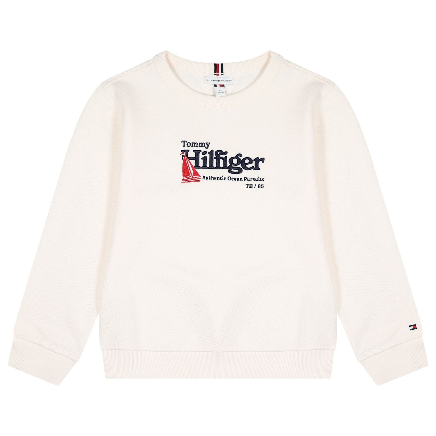 Boys Ivory Logo Sweatshirt, 2, hi-res