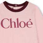Younger Girls Mini Me Pink Long Sleeve Top, 2, hi-res